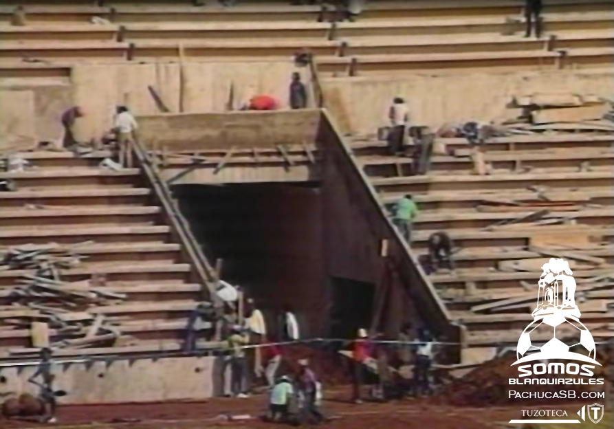 Construcción del Estadio Hidalgo