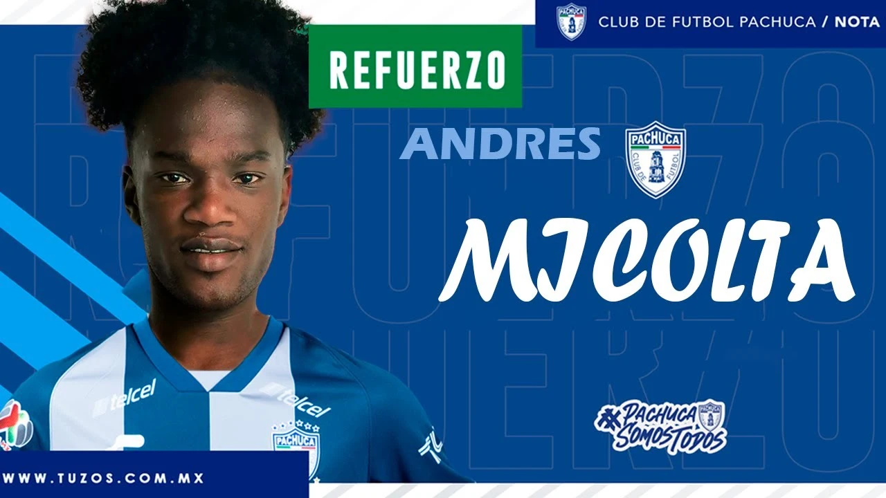 Andrés Micolta ¡Nuevo Refuerzo de Los Tuzos del Pachuca!