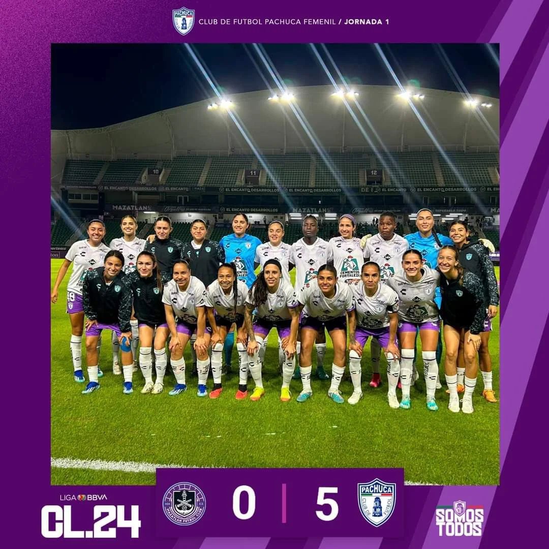 Las Tuzas derrotan 5-0 al Mazatlán FC Femenil en el inicio de la Liga Mx Femenil
