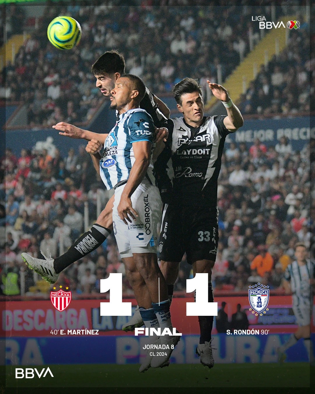 Tuzos y Rayos empatan 1-1