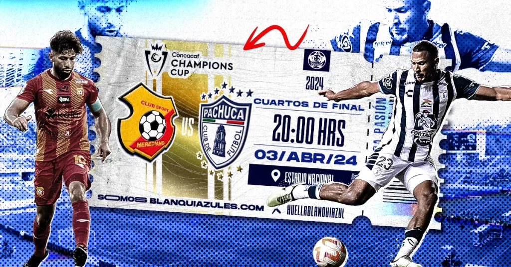 Pachuca visita a Herediano en el Estadio Nacional de Costa Rica