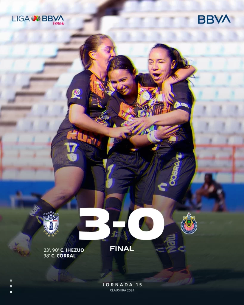 Las Tuzas siguen en plan grande, derrotan 3-0 a Chivas