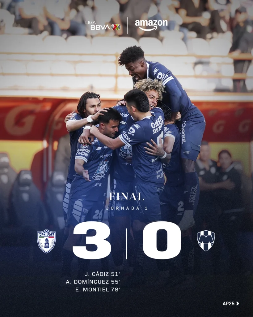 Los Tuzos perdonan a los Rayados y los golean 3-0