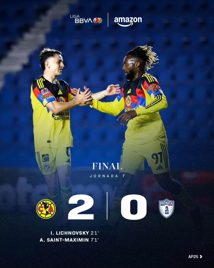 ¡PÉSIMO! Los Tuzos no pueden con el América y caen 2-0.