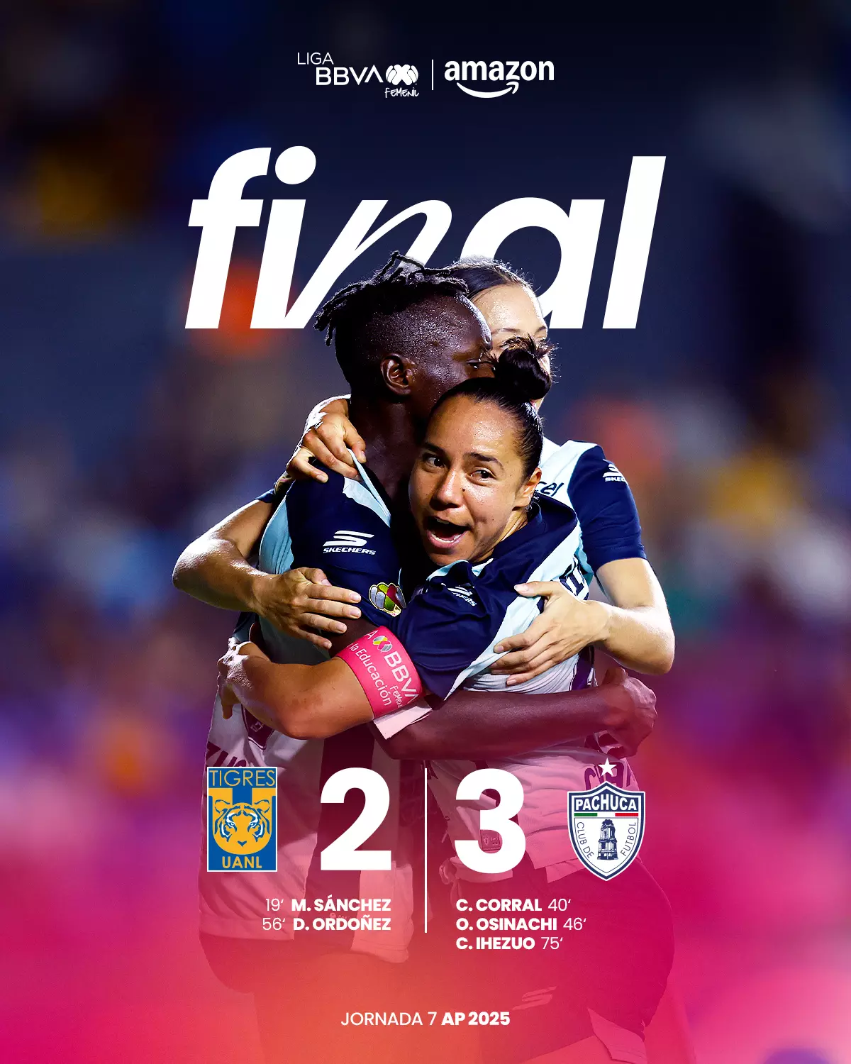 ¡GANANDO! Las Tuzas derrotan 3-2 a Tigres Femenil