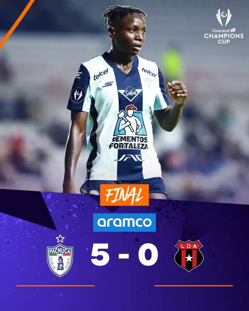 ¡SIN PIEDAD! Pachuca Femenil golea 5-0 al Alajuelense Femenil.