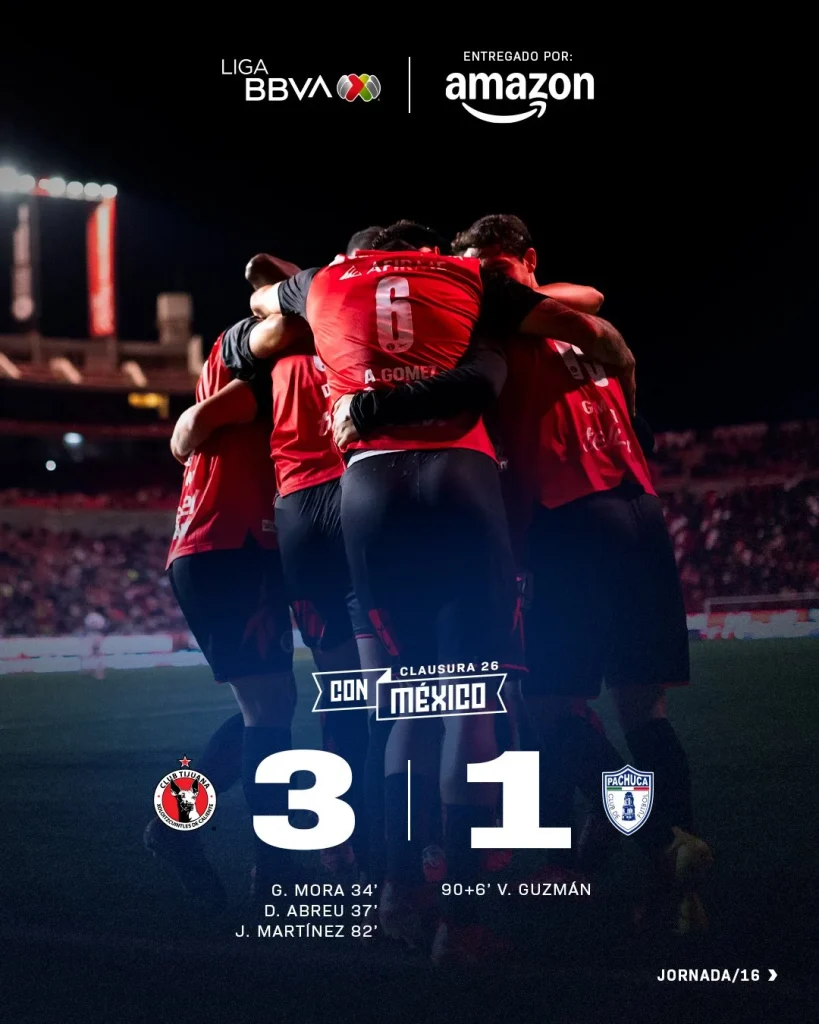 ¡TROPIEZO! Los Tuzos caen 3-1 ante Xolos