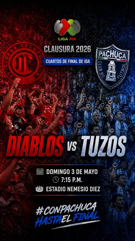 Pachuca vs Toluca: una serie con historial de campeonato abre la Liguilla en el Nemesio Diez entre Diablos y Tuzos