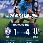 Las Tuzas del Pachuca se despiden del Clausura 2026, caen 4-1 ante Rayadas.